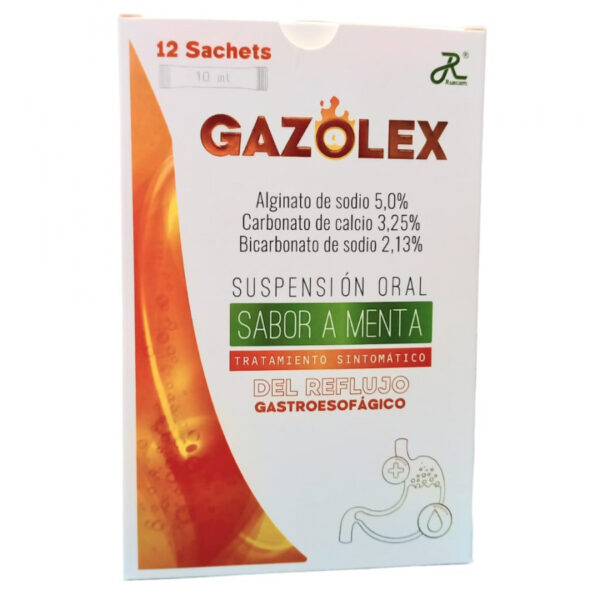Gazolex (Menta) Caja X 12 Sachets - Ruecam