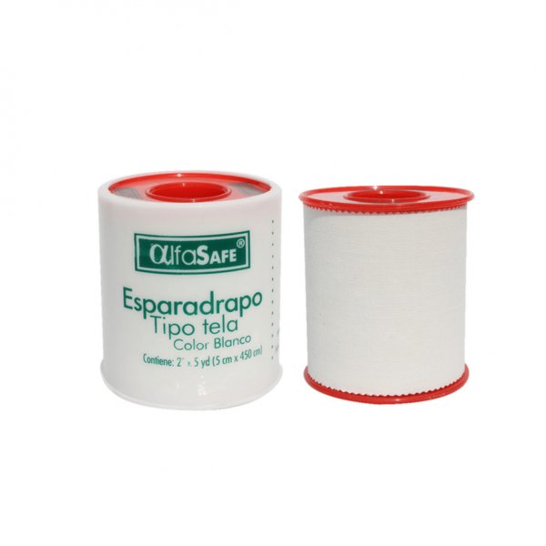 Esparadrapo Tela Unidad 2"x5y X 450cm - Alfa Trading