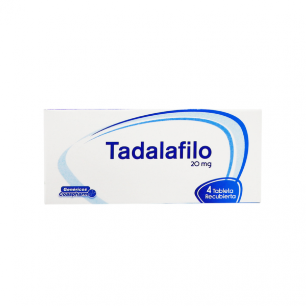Tadalafilo 20mg Caja X 4 Tabletas - Coaspharma