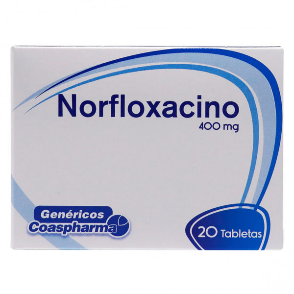 Norfloxacino 400mg Caja X 20 Tabletas - Coaspharma