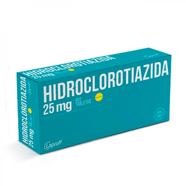 Hidroclorotiazida 25mg Caja X 400 Tabletas - Laproff