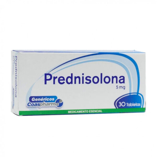 Prednisolona 5mg Caja X 30 Tabletas - Coaspharma