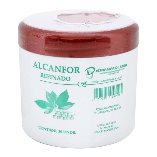 Alcanfor Tarro X 60 Unidades - Disfarmacol