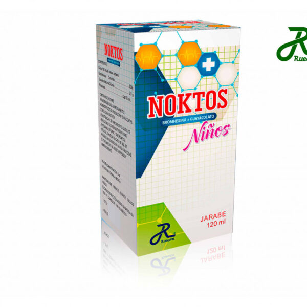 Noktos Niños (Bromhexina + Guayacolato) Frasco X 120ml - Ruecam