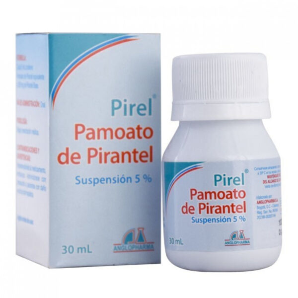 Pirel (Pamoato de Pirantel) Suspension Frasco X 30ml - Anglopharma
