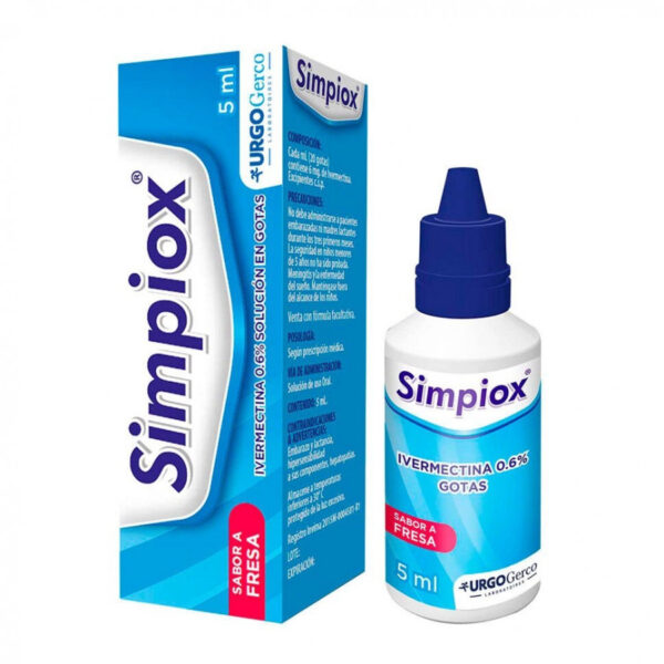 Simpiox Gotas (Ivermectina) Frasco X 5ml - Gerco