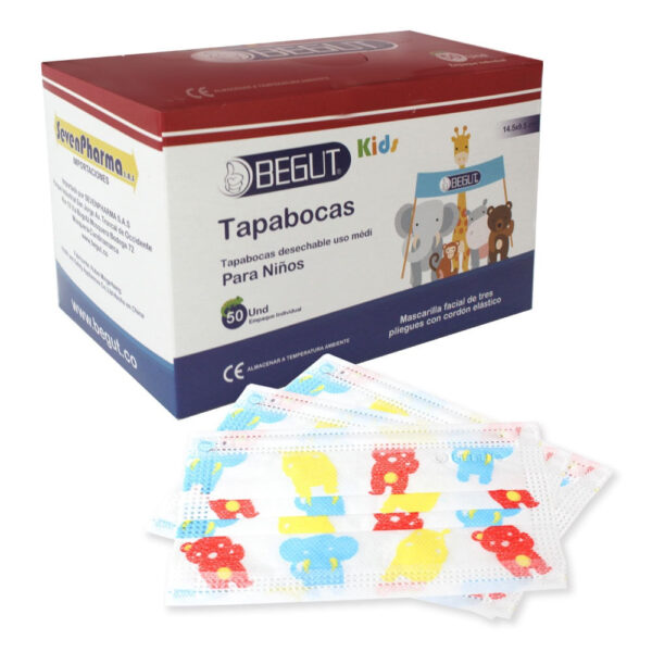 Tapabocas Kids Caja X 50 Unidades - Begut