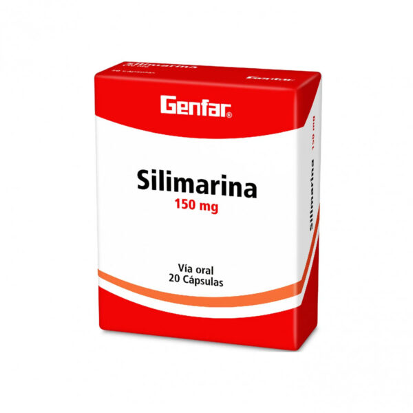 Silimarina 150mg Caja X 20 Cápsulas - Genfar
