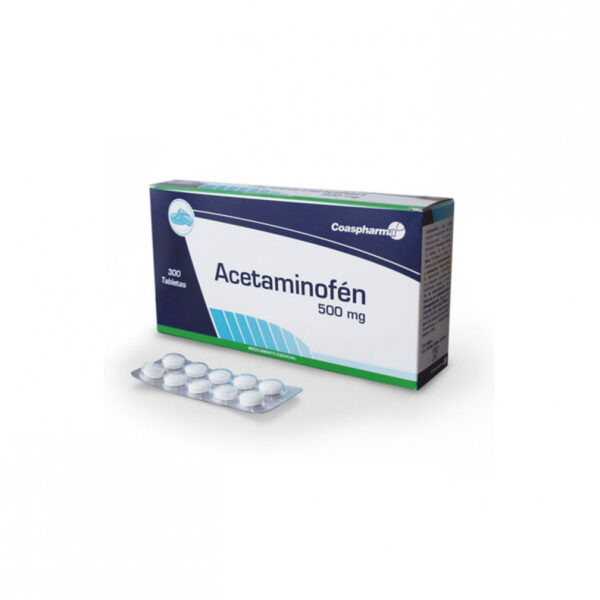 Acetaminofen 500mg Caja X 300 Tabletas - Coaspharma