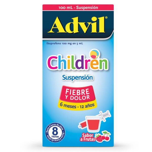 Advil Children (Ibuprofeno) Suspensión Frasco 100ml – Haleon