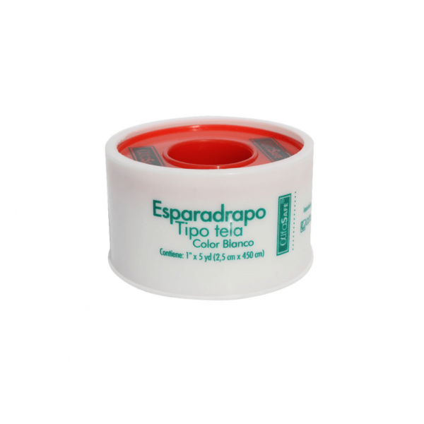 Esparadrapo Tela  Unidad 1"x5y X 450cm - Alfa Trading