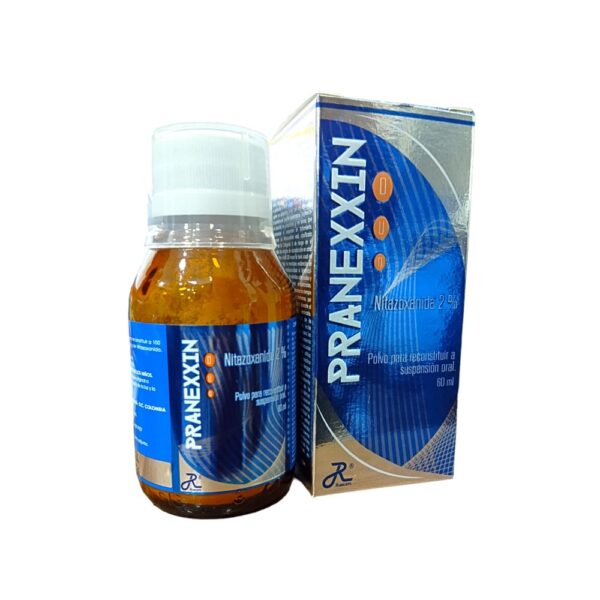Pranexxin Suspension (Nitazoxanida) Frasco X 60ml - Ruecam