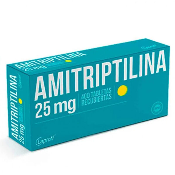 Amitriptilina Clorhidrato 25mg Caja X 400 Tabletas - Laproff