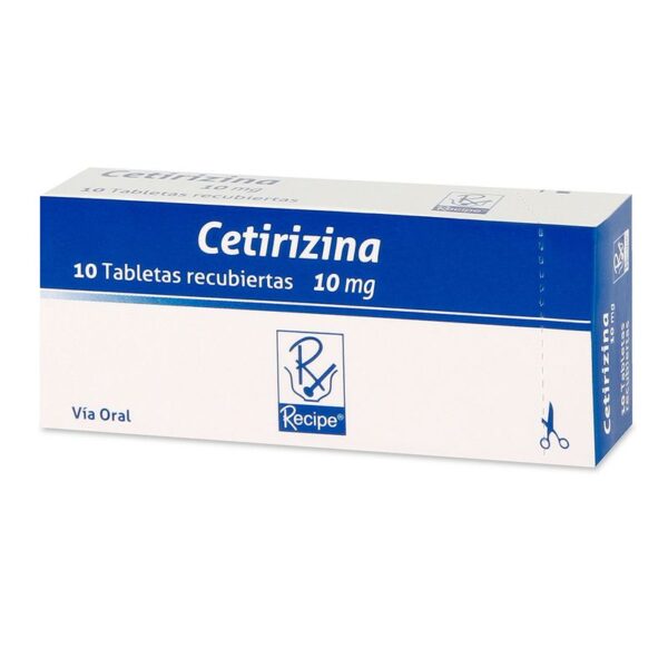 Cetirizina 10mg Caja X 10 Tabletas – Recipe
