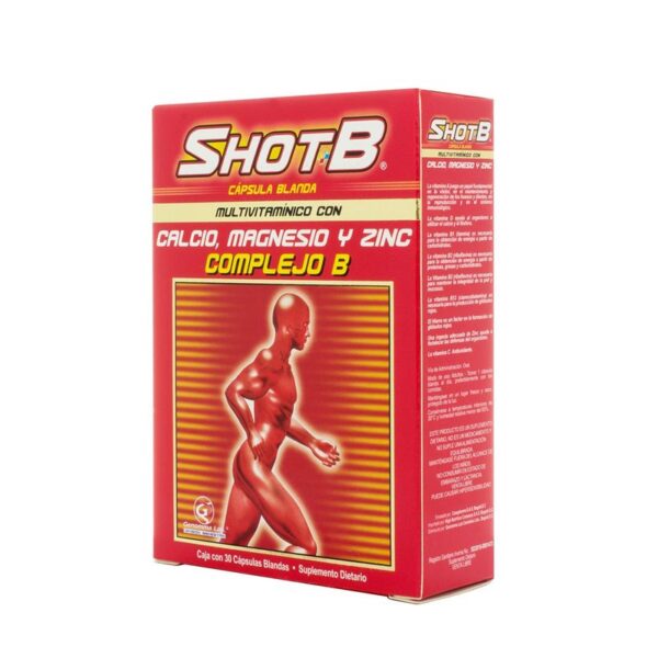Shot B Caja X 30 Cápsulas - Genomma Lab