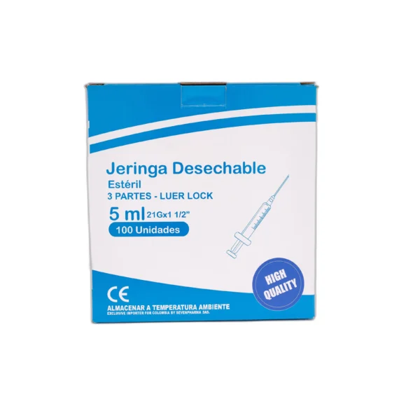 Jeringa 5ml Caja X 100 Unidades – Begut