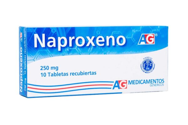 Naproxeno 250mg Caja X 10 Tabletas – Ag
