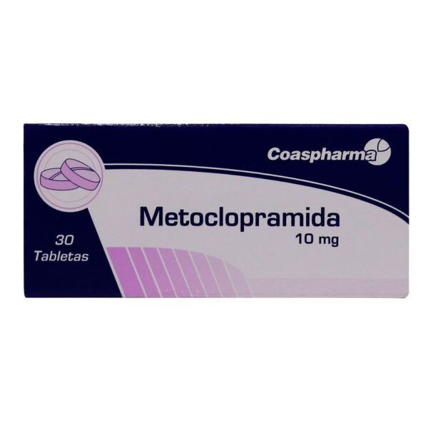 Metoclopramida 10mg Caja X 30 tabletas - Coaspharma