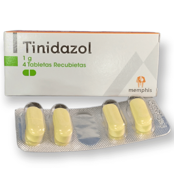 Tinidazol 1mg Caja X 4 Tabletas – Memphis