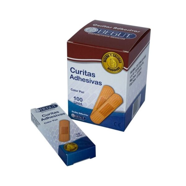 Curas Adhesivas Adulto X 100 Unidades – Begut