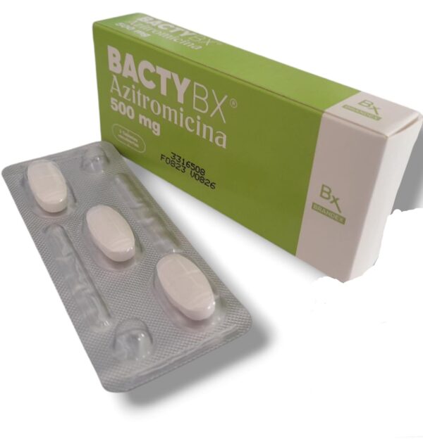 Bacty BX (Azitromicina) Caja X 3 Tabletas - Brandex