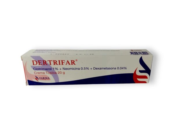 Dertrifar (Clotrimazol + Neomicina + Dexametasona) Crema Tubo X 20gr - Farma Comercial