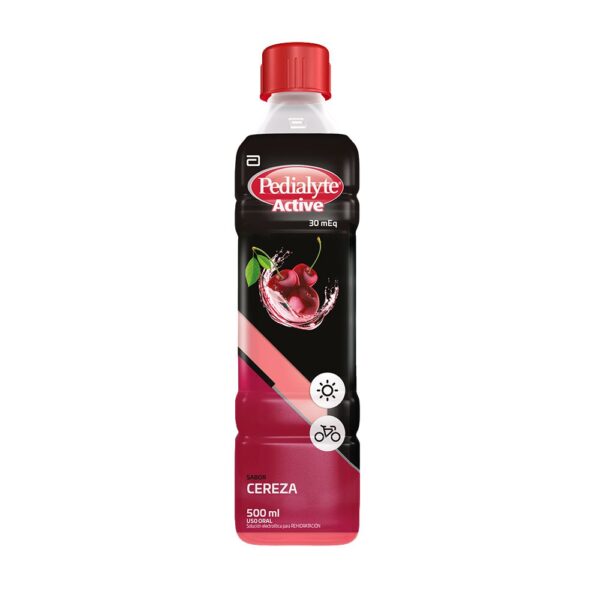 Pedialyte Max Con Zinc Cereza 30meq Frasco X 500ml – Abbott
