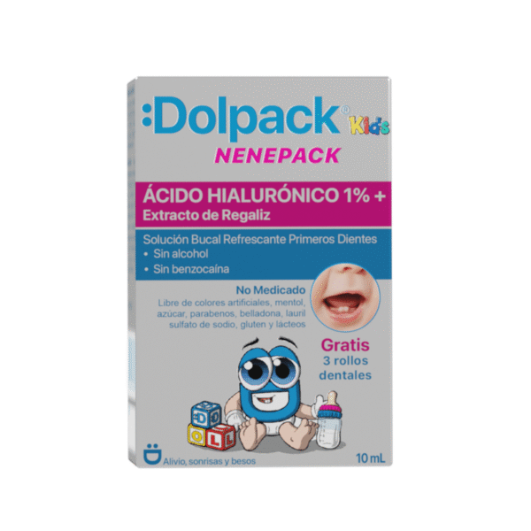 Nenepack Dolpack Kids (Acido Hialurónico + Extracto de Regaliz) Solucion Bucal 10ml -