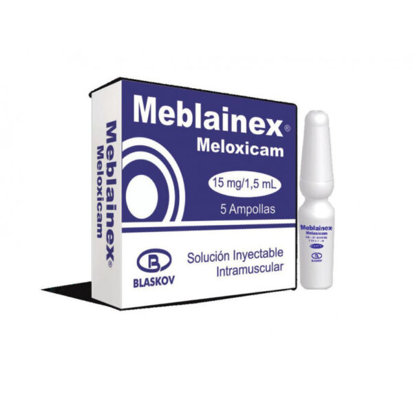 Meblainex (Meloxicam) Solución Inyectable Caja X 5 Ampollas - Blaskov