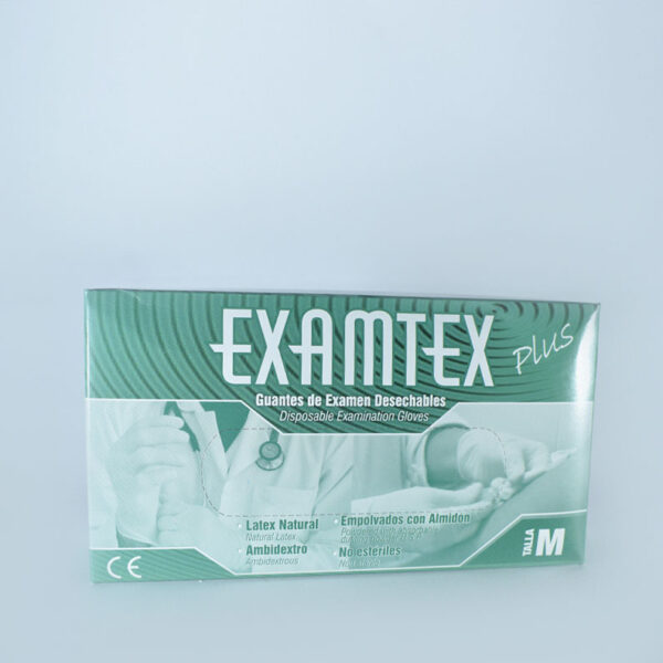 Guante Latex Examen Talla M Caja X 100 Unidades - Presicion Care