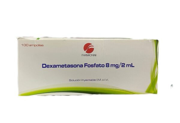 Dexametasona 8mg/2ml Caja X 100 Ampollas – Farmionni