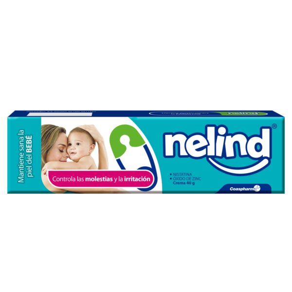Nelind (Nistatina + Óxido de Zinc) Crema Tópica Tubo X 40g - Coaspharma