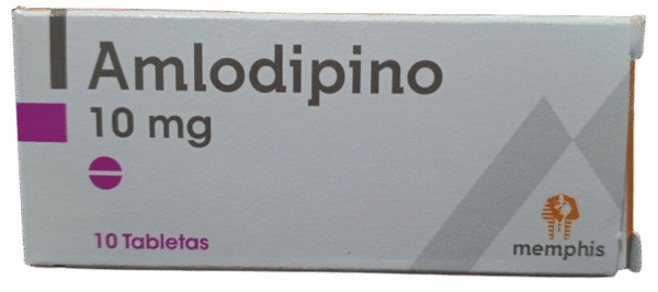 Amlodipino 10mg Caja X 10 Tabletas – Memphis