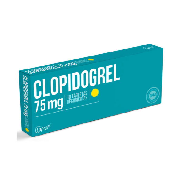 Clopidogrel 75mg Caja X 10 Tabletas – Laproff